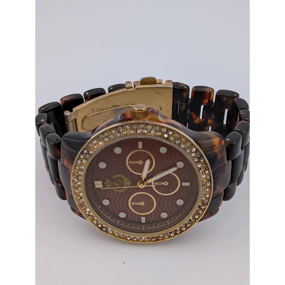 Premier Designs Watch Women‎ 38mm Case Tortoiseshell 6.5